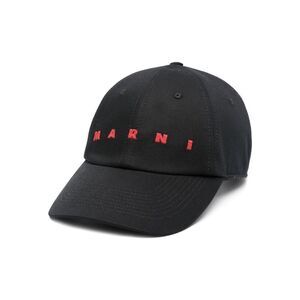 MARNI Embroidered Logo Baseball Cap Men BLACK Hats & Caps